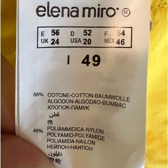 Jacket Marigold yellow, silver details,size 20, long & short sleeve convertible. - Picture 16 of 16